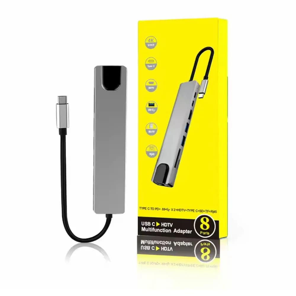 USB C Adapter 8 in 1