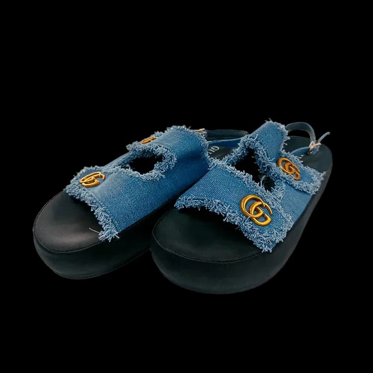 Slingback Platform Sandals.