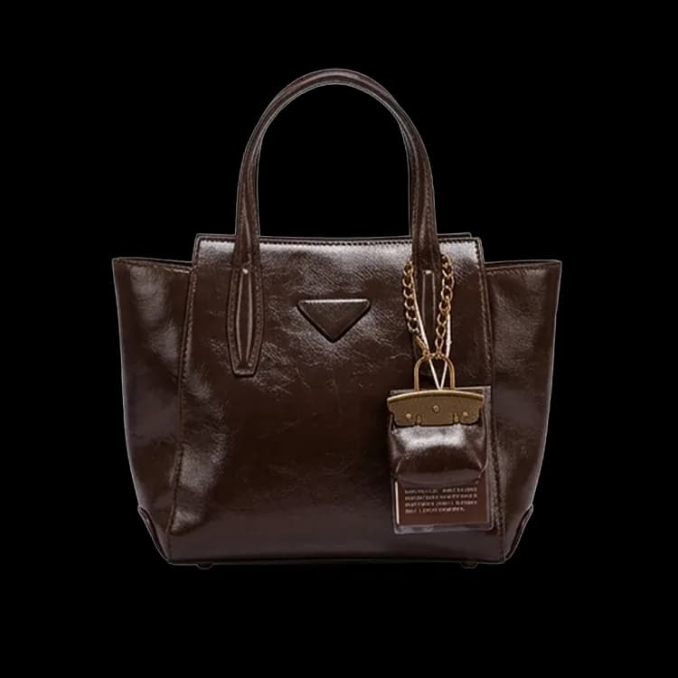 Vintage Burnished Leather Bag